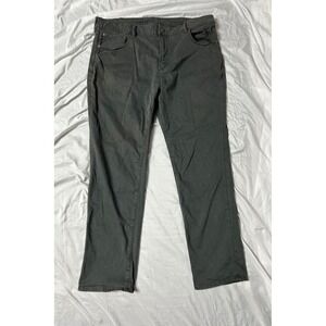 American Eagle Original Straight Flex Pants Mens 42x34 Gray Chino Cotton Stretch